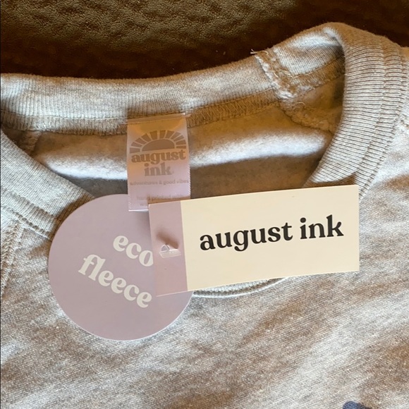 August Ink Apres Ski Sweatshirt Soft Comfy Snow - Picture 5 of 12